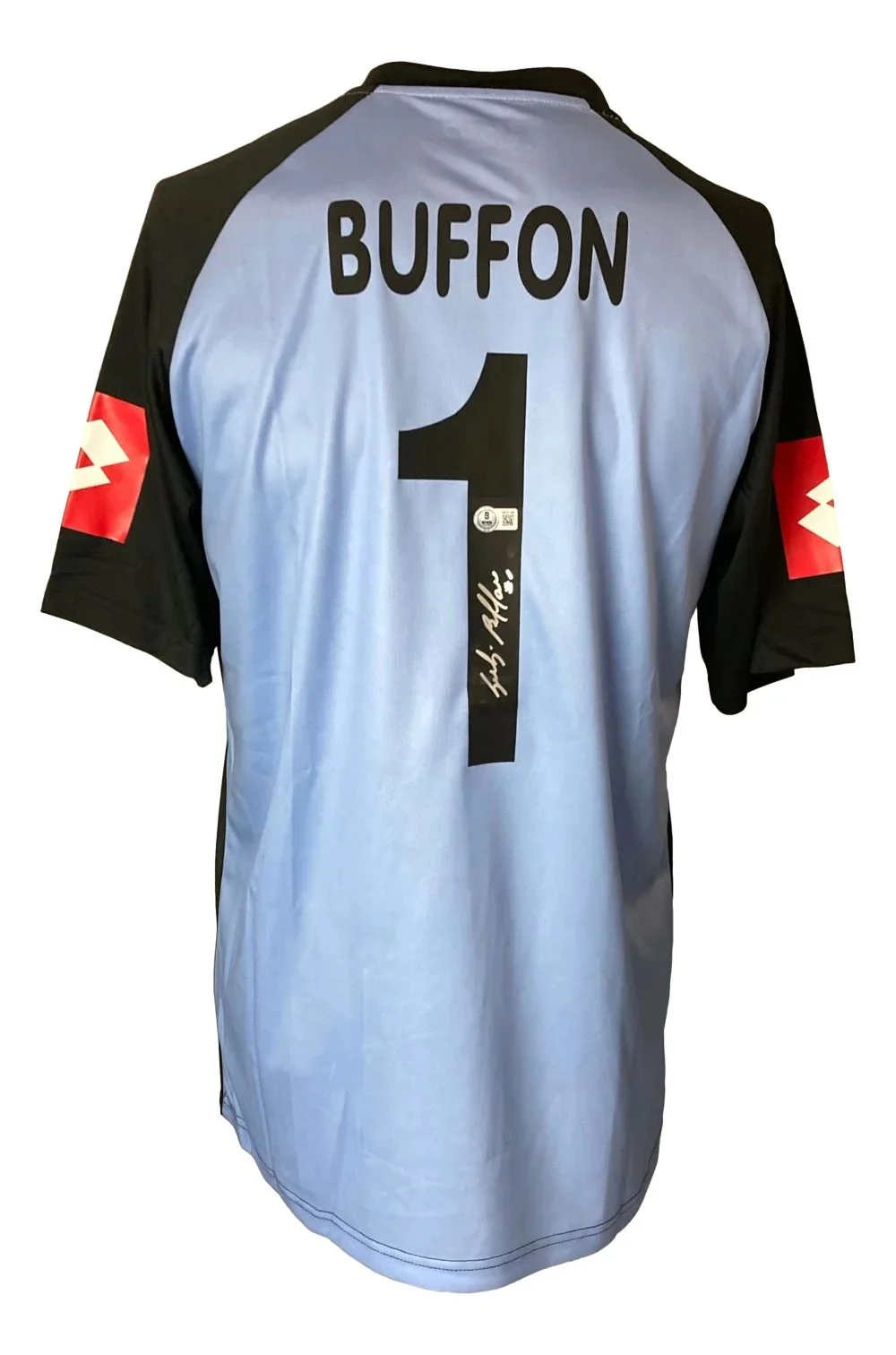 Gianluigi Buffon Signed Juventus Lotto Blue Soccer Jersey Bas