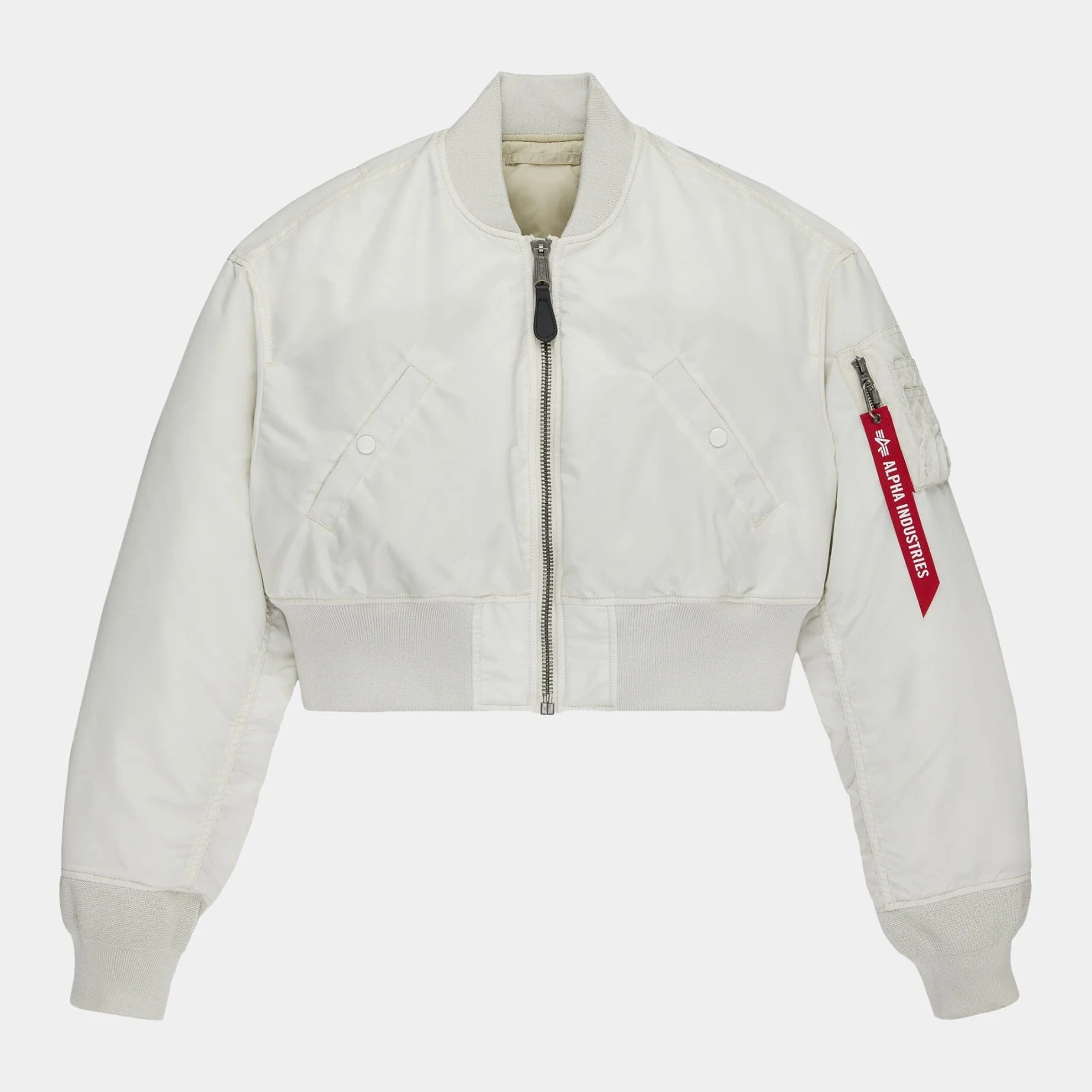Cropped Ma-1 Flight Jacket Womens (seasonal) - Dune White/m