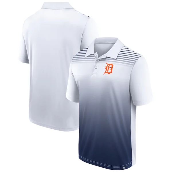Men's Detroit Tigers Fanatics White/navy Sandlot Game Polo