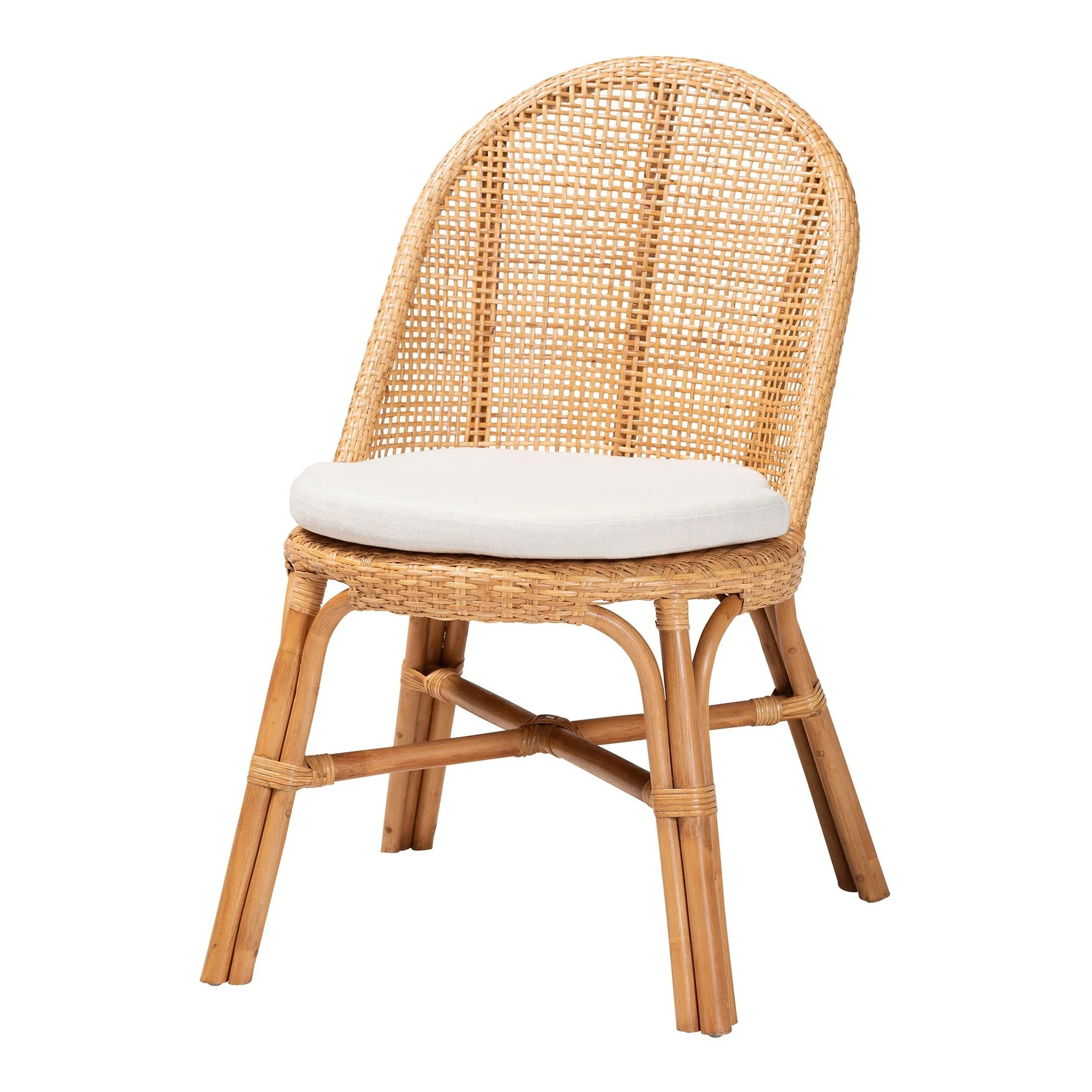Daniela Bohemian Light Honey Rattan Dining Chair