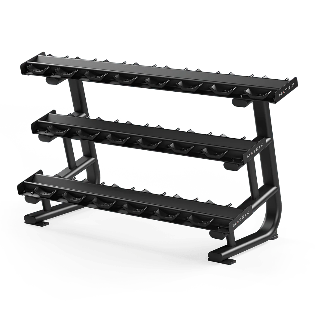 Matrix Magnum 10-pair Studio Pro-style Dumbbell Rack