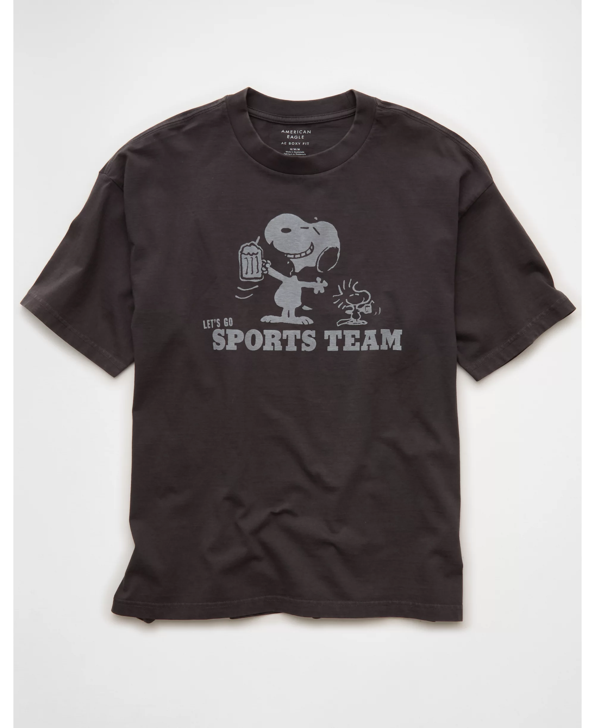 Ae Boxy Snoopy Graphic T-shirt