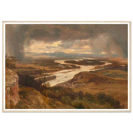 Die Donauauen Bei Wien (ca. 1870) Art Print