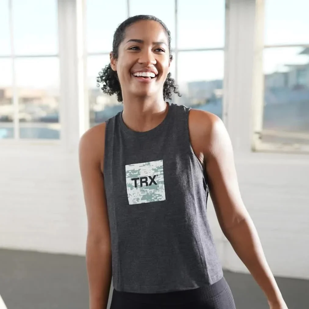 Trx Women's Camo Croc Pped Tank