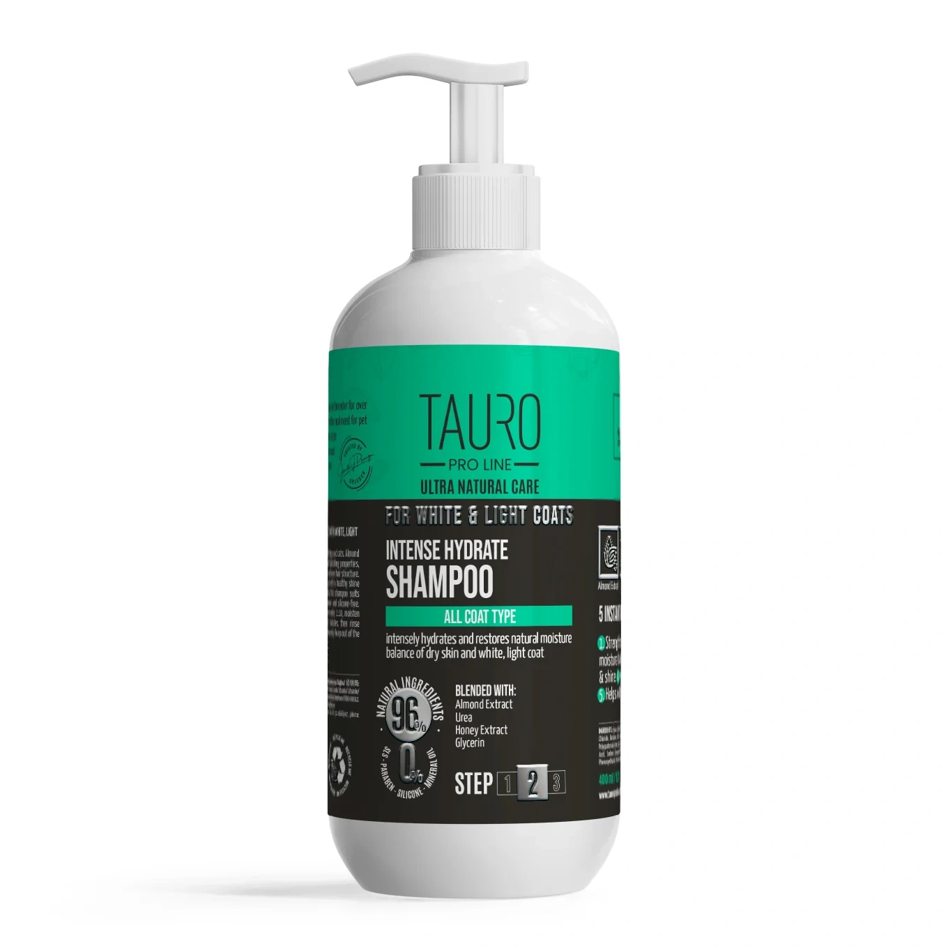 White & Light Coat Intense Hydrate Shampoo For Dogs & Cats