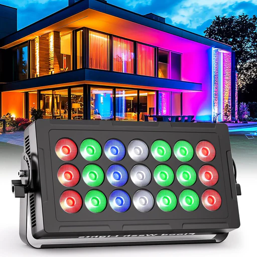 250w Rgbw 4-in-1 Matrix Floodlight - X2 - Au Plug