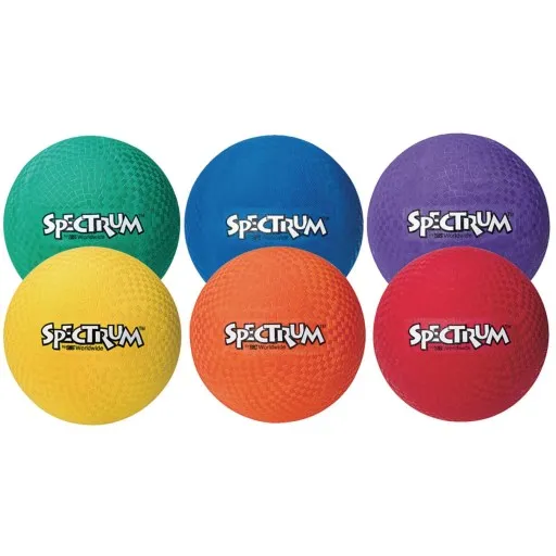 Spectrum Playground Balls, 8-1/2" (set Of 6)