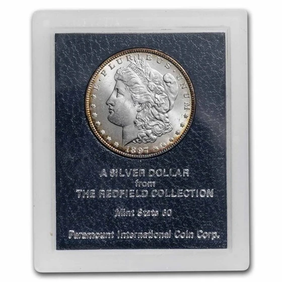 1878-1904 Morgan Dollar Ms-60/65 (redfield Hoard)