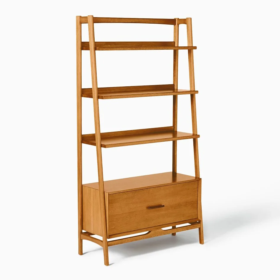 MidCentury Desk And Bookcase Set