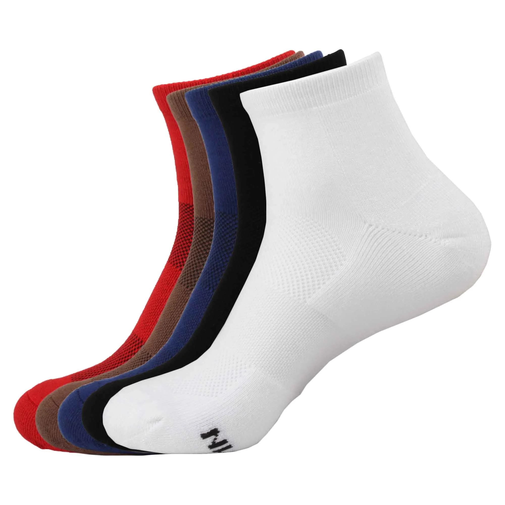 Women's Bamboo Cushioned Athletic Quarter Socks - Assortment A