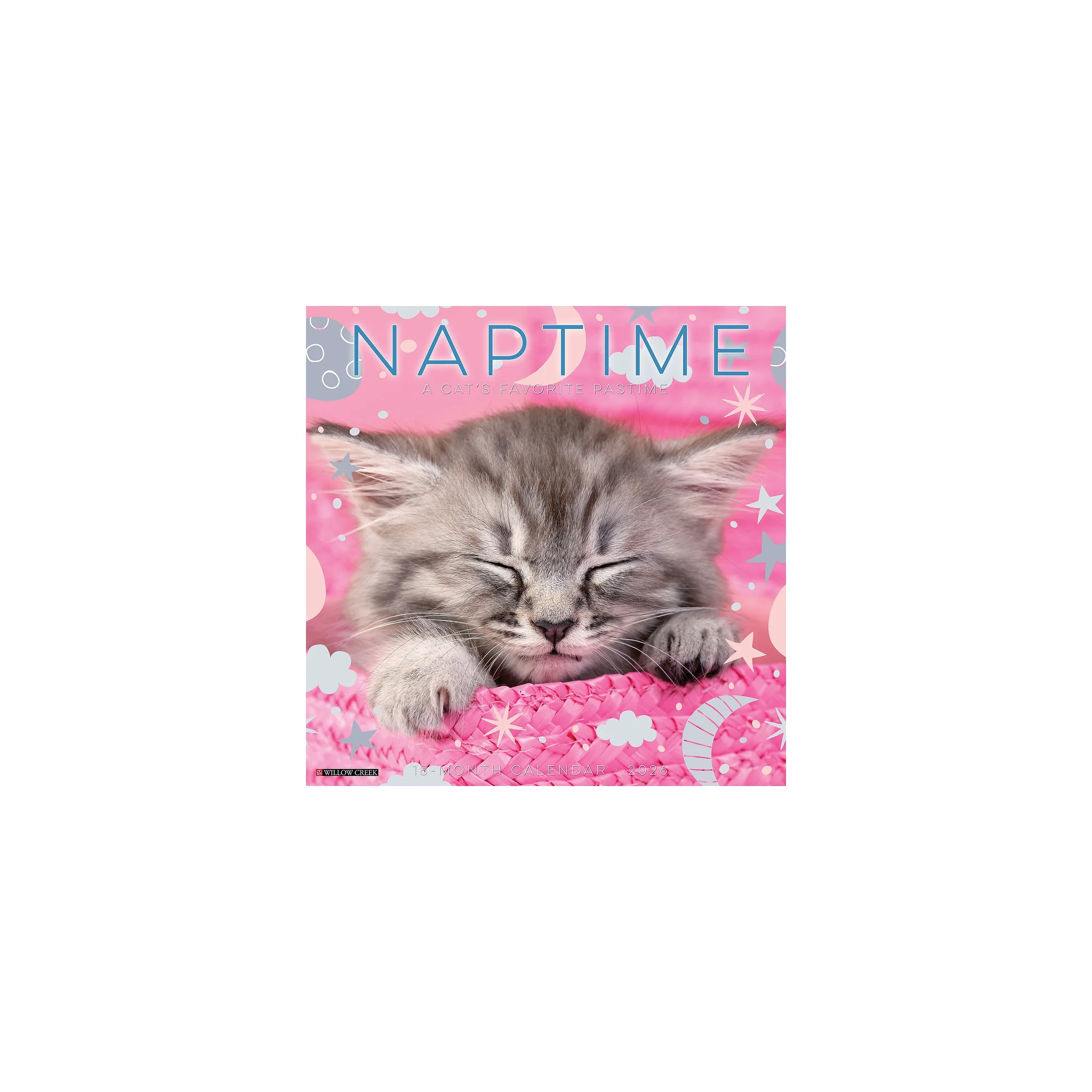 2026 Willow Creek Naptime: A Cat's Favorite Pastime 12 X 12 Monthly Wall Calendar