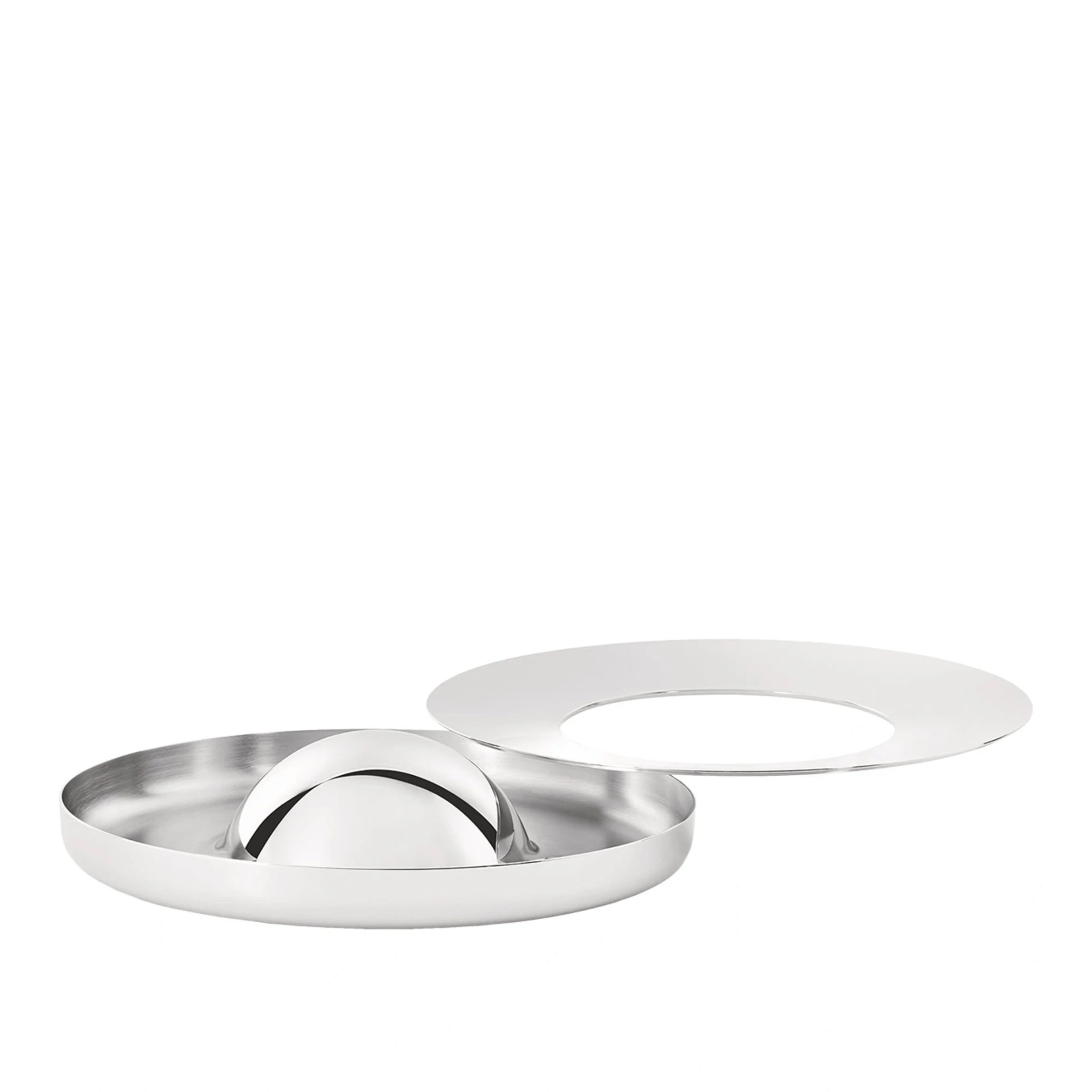 Christofle Stainless Steel Oh De Christofle Ashtray