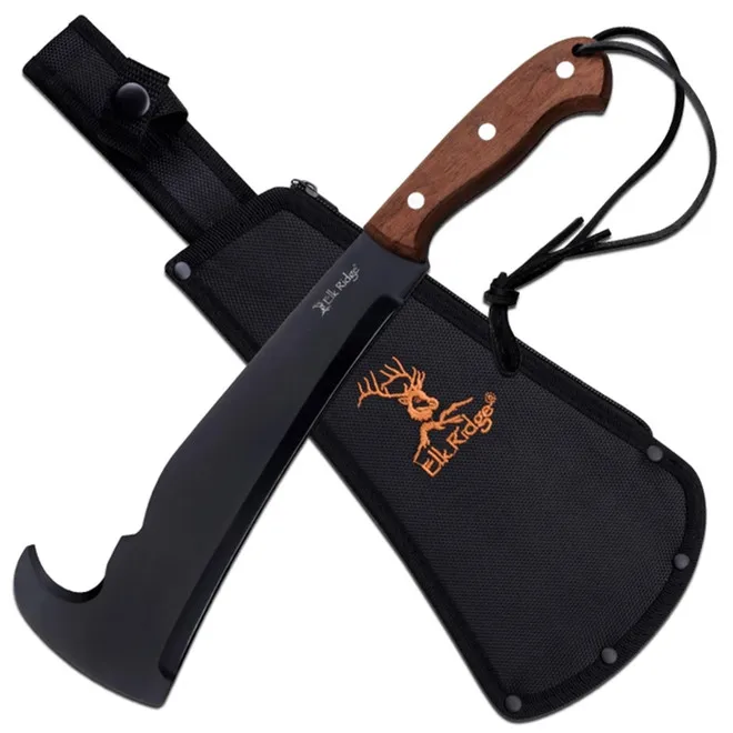 Master Cutlery Elk Ridge Machete 9.5 Inch Wood Handle