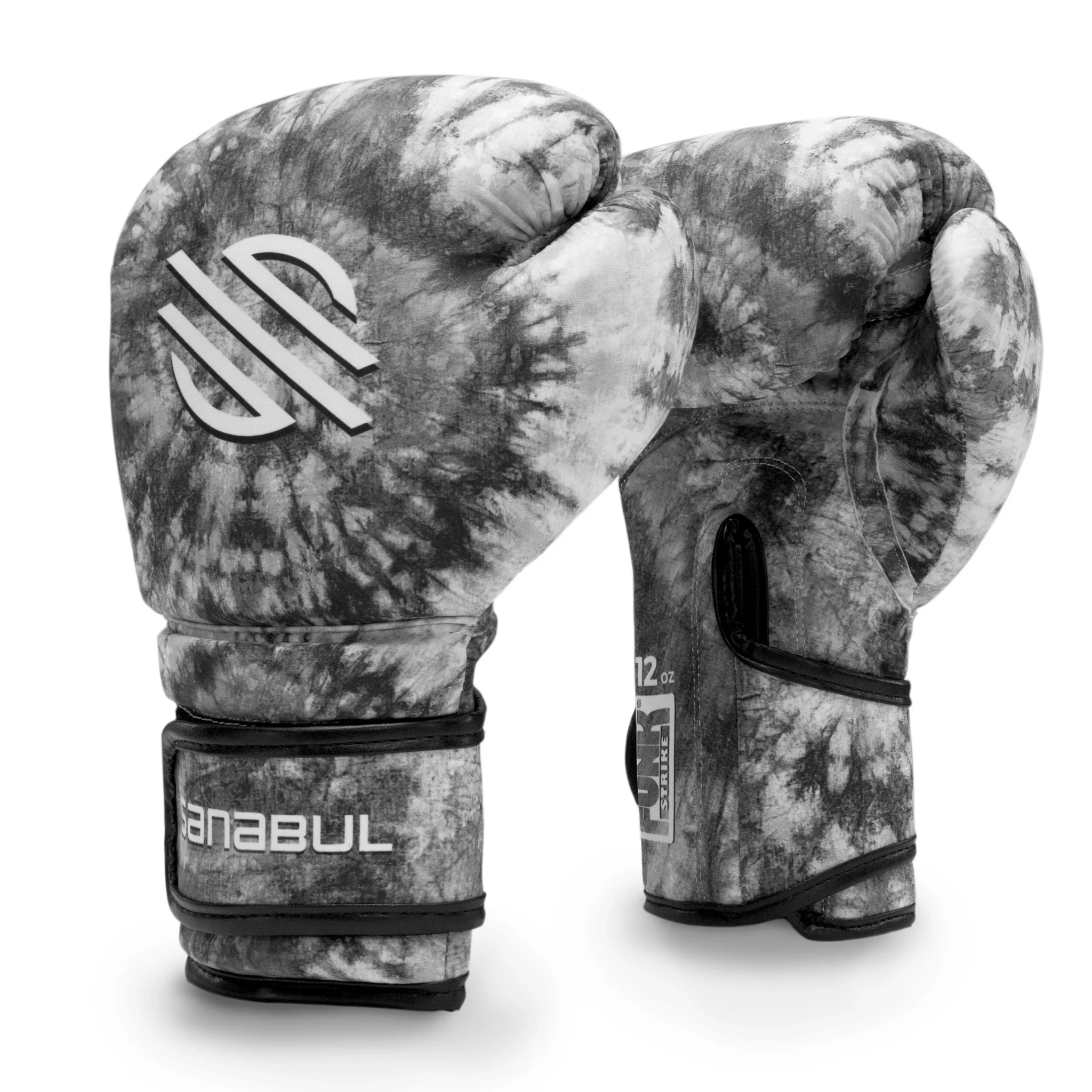 Funk Strike Gel Boxing Gloves - Black Swirl/16 Oz