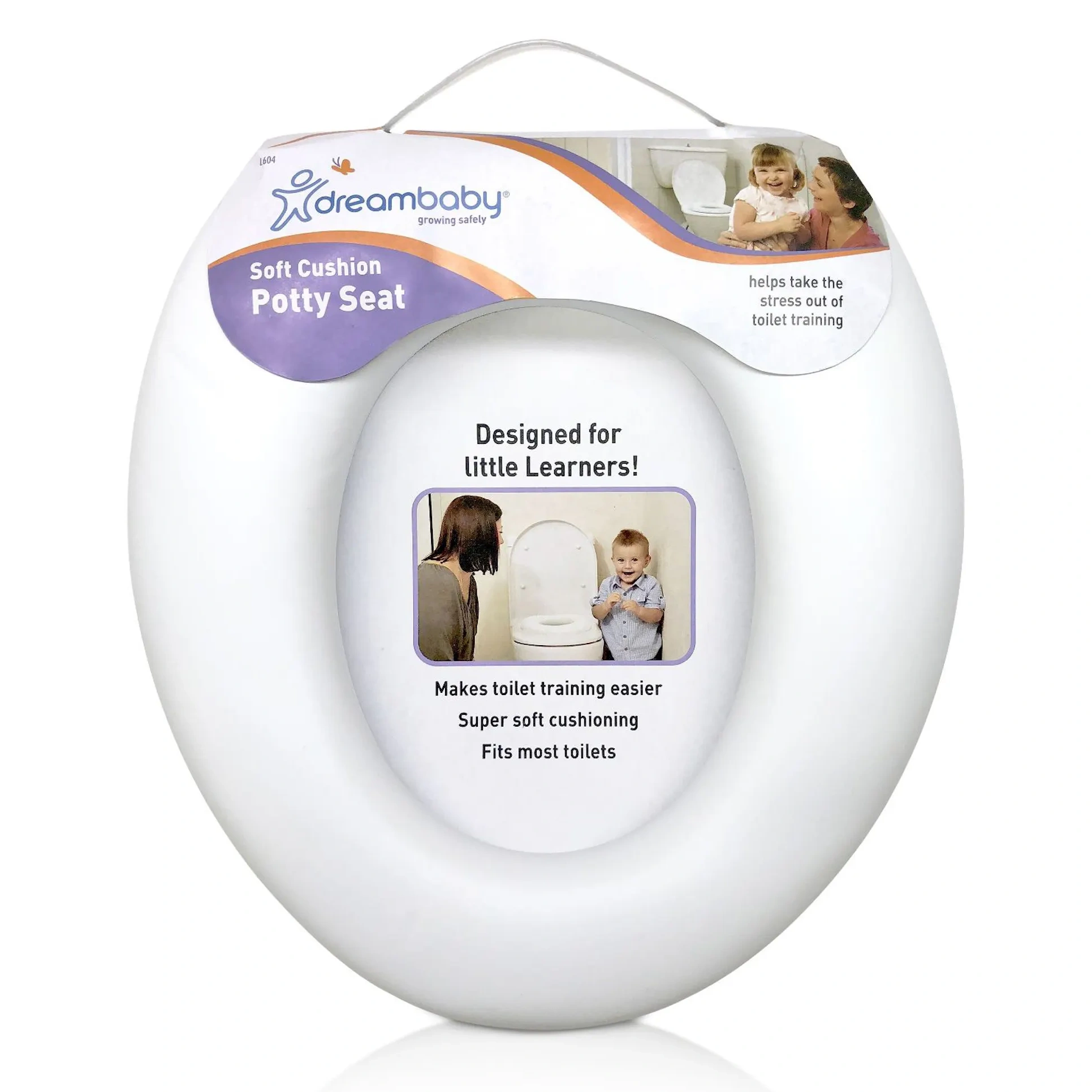 Soft Cushion Potty Seat - Padded Seat, High Base