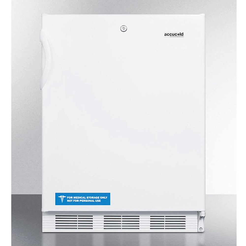 Summit Accucold 24 In. 5.1 Cu. Ft. Ada Compliant Undercounter Refrigerator - White