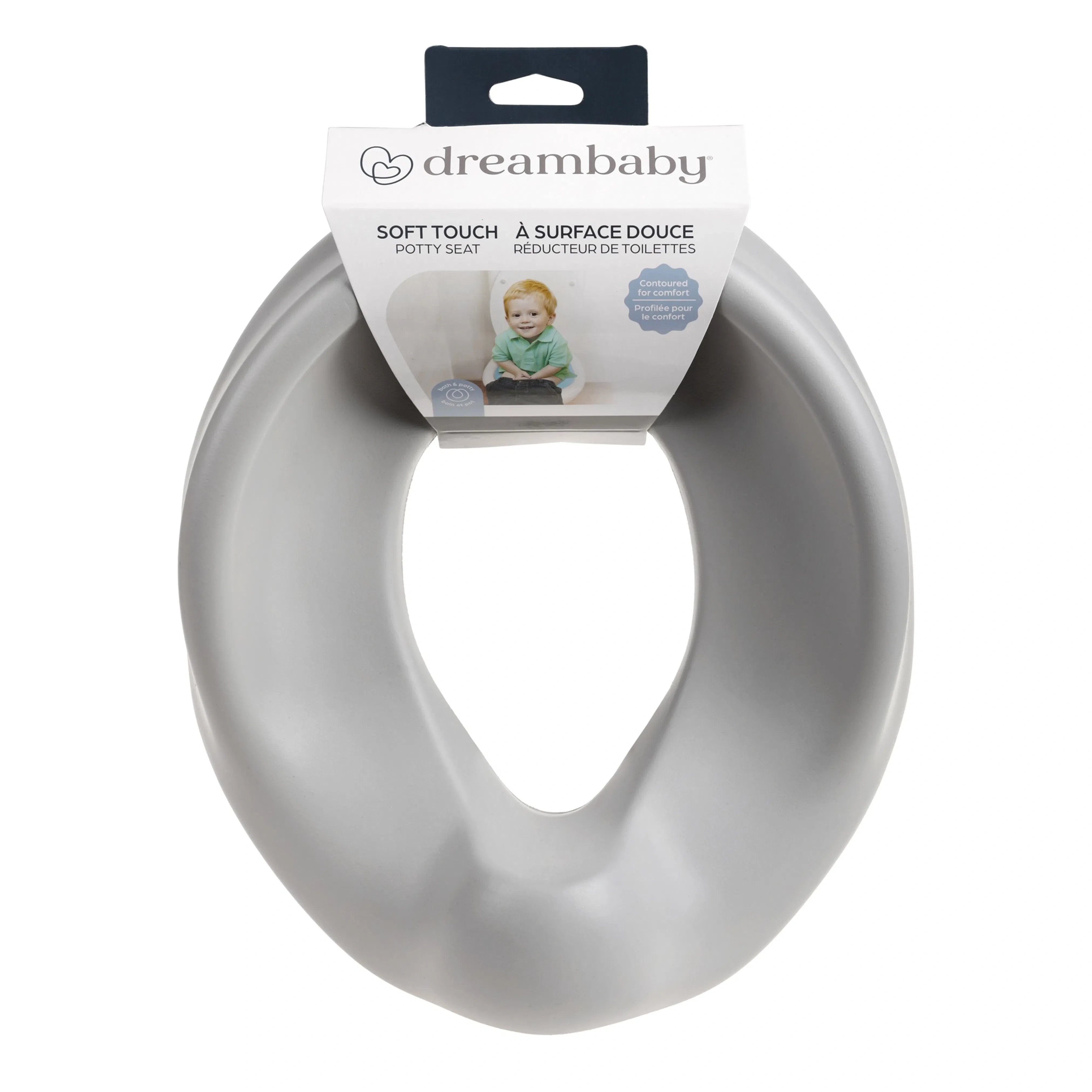 Dreambaby Soft Touch Potty Seat Grey