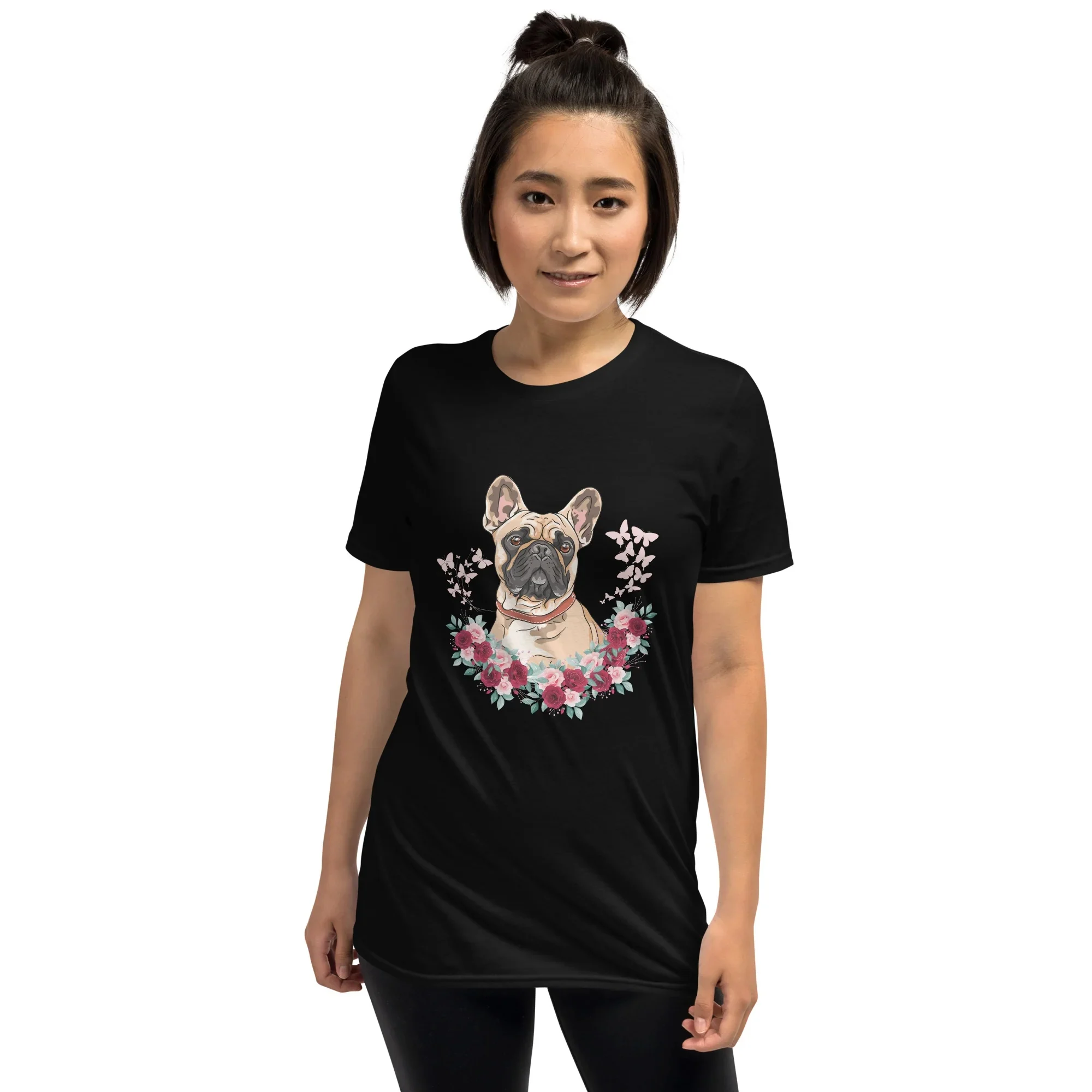 Frenchiedrop - Unisex T-shirt - Black/s