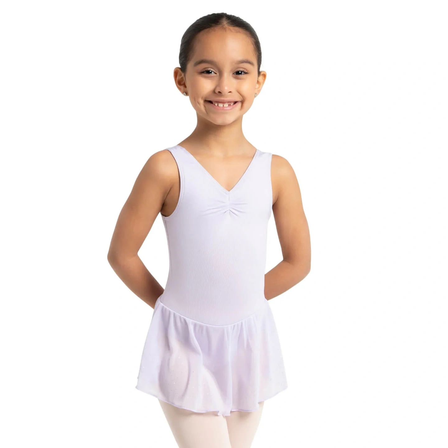 Pinch Front Tank Dress - Girls - Lavender