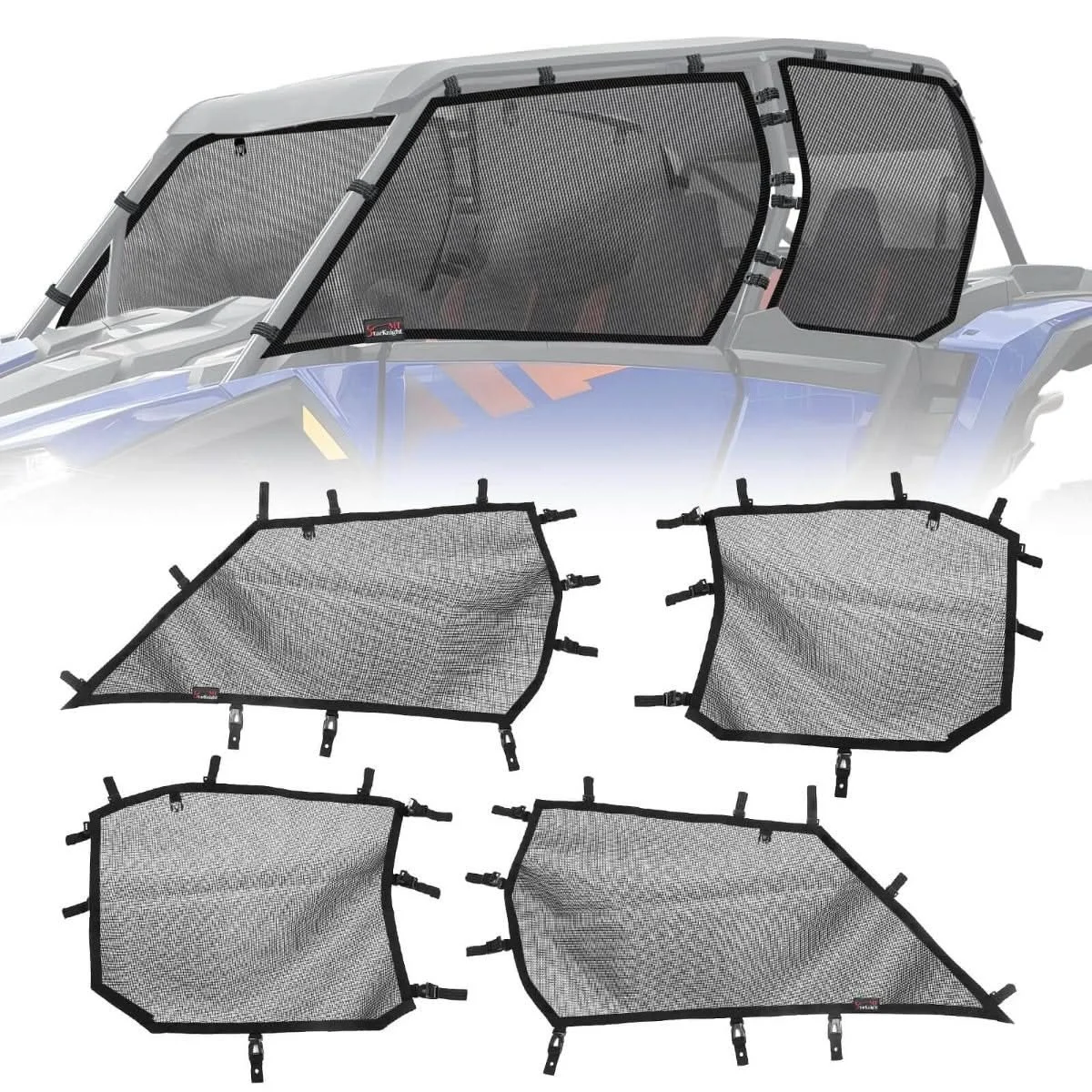 2024+ Polaris Rzr Xp 4 1000 Side Window Mesh Net