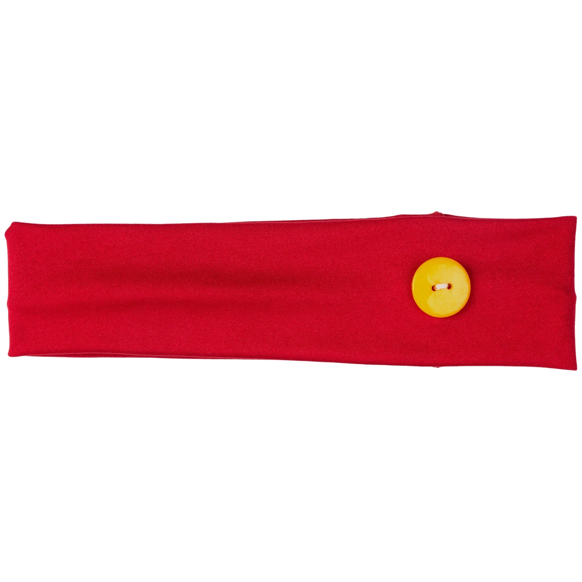 2-in-1 Headband For Face Mask - Red