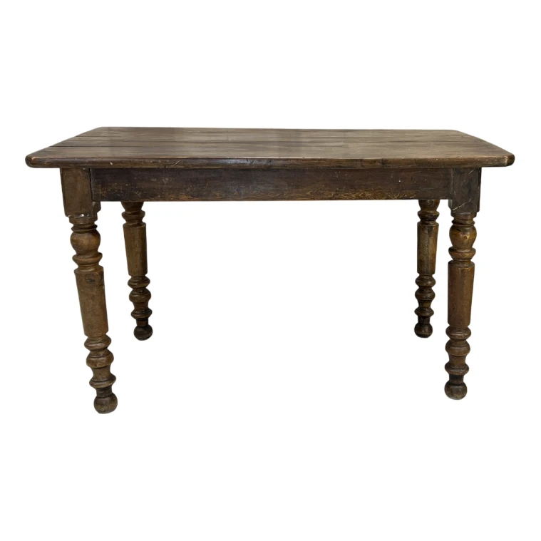 Vintage Bistro Table In Walnut, 1920s