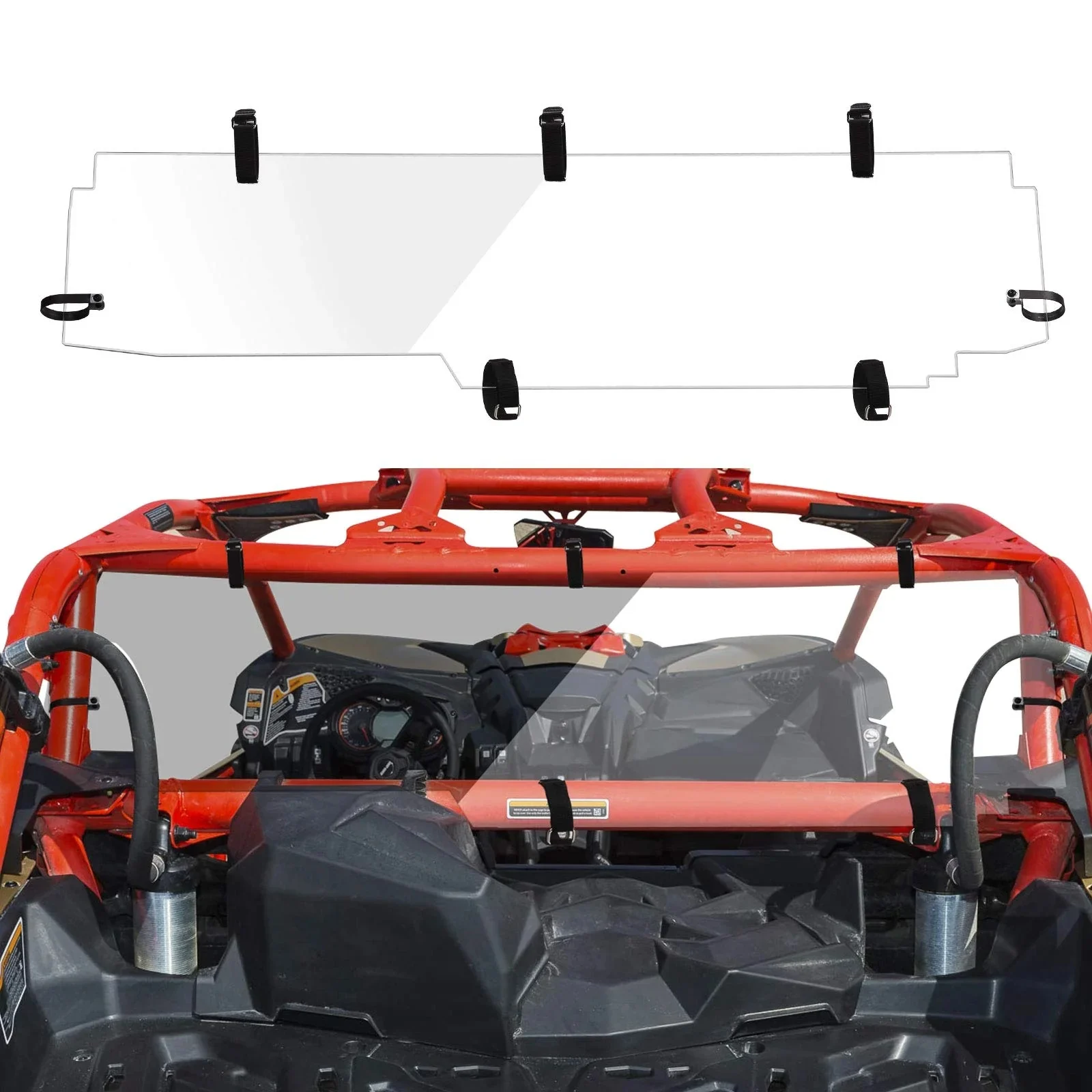 Rear Windshield For Can Am Maverick X3/ X3 Max