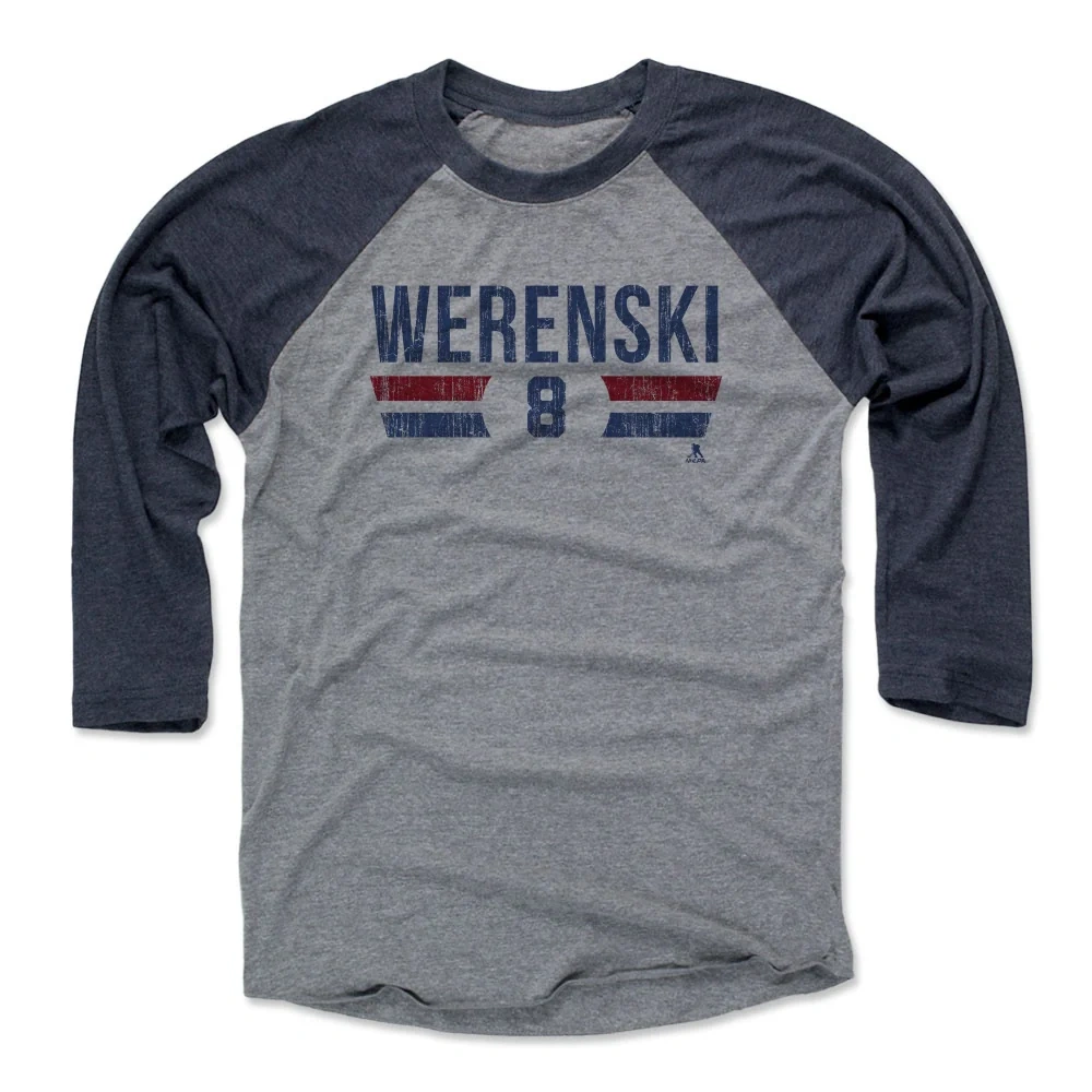 Zach Werenski Font B - Navy / Heather Gray/s
