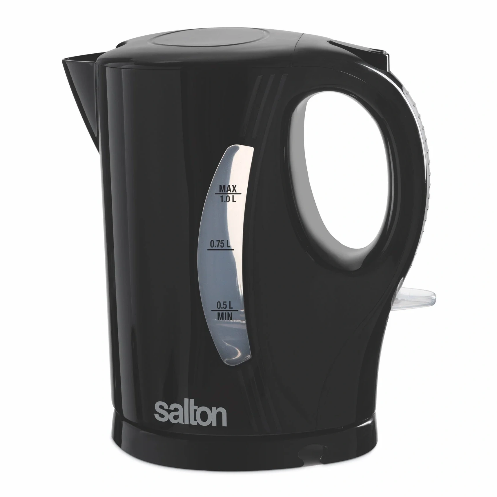 Compact Space Saving Cordless Jug Kettle 1 L/qt - Black