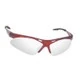 Sas Safety 540-0003 Diamondback Safety Glasses - Red Frame