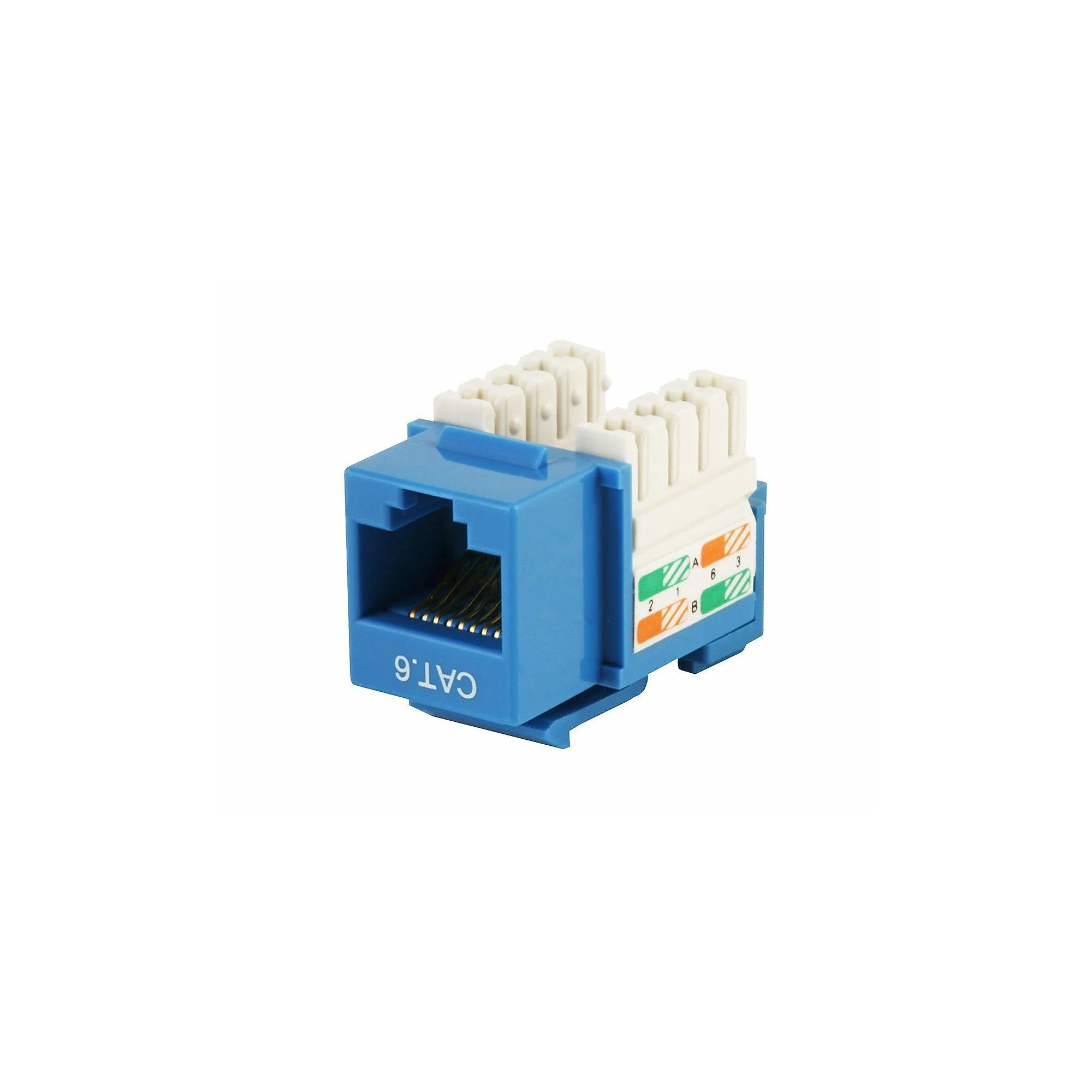 Monoprice Cat6 Punch Down Keystone Jack Blue