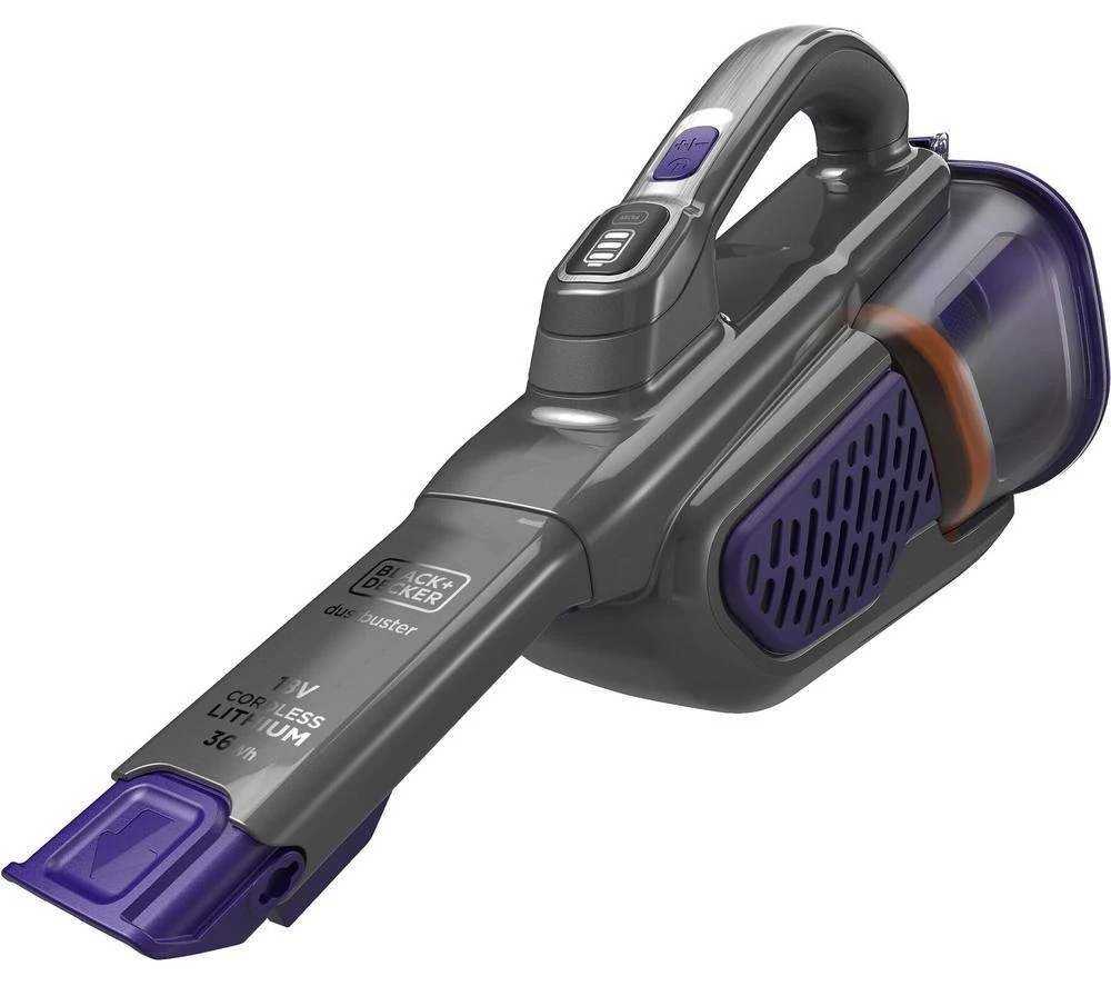 Black + Decker Dustbuster Bhhv520bfp-gb Handheld Vacuum Cleaner - Purple & Grey