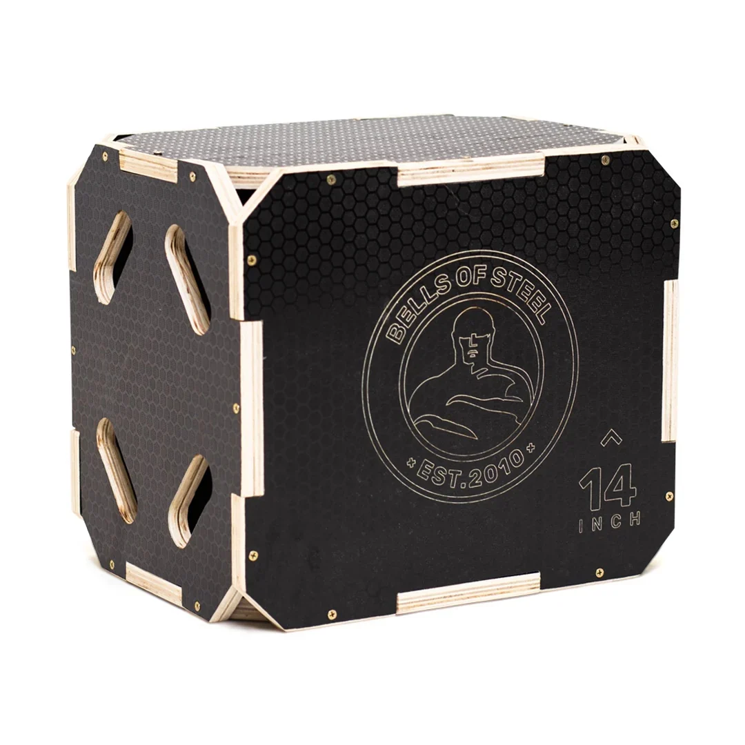 3 In 1 Anti-slip Wood Plyo Boxes - 12" X 14" X 16"