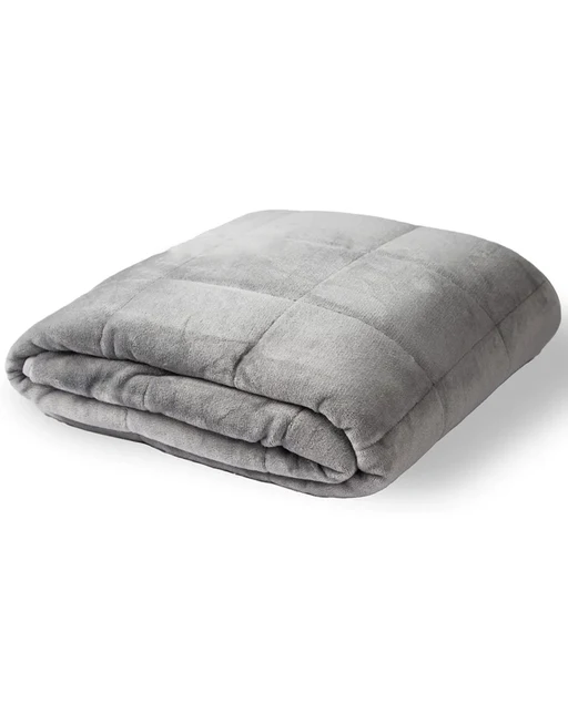 Thera Weighted Blanket - Soothing Grey - Throw (48" X 68") - 12 Lbs