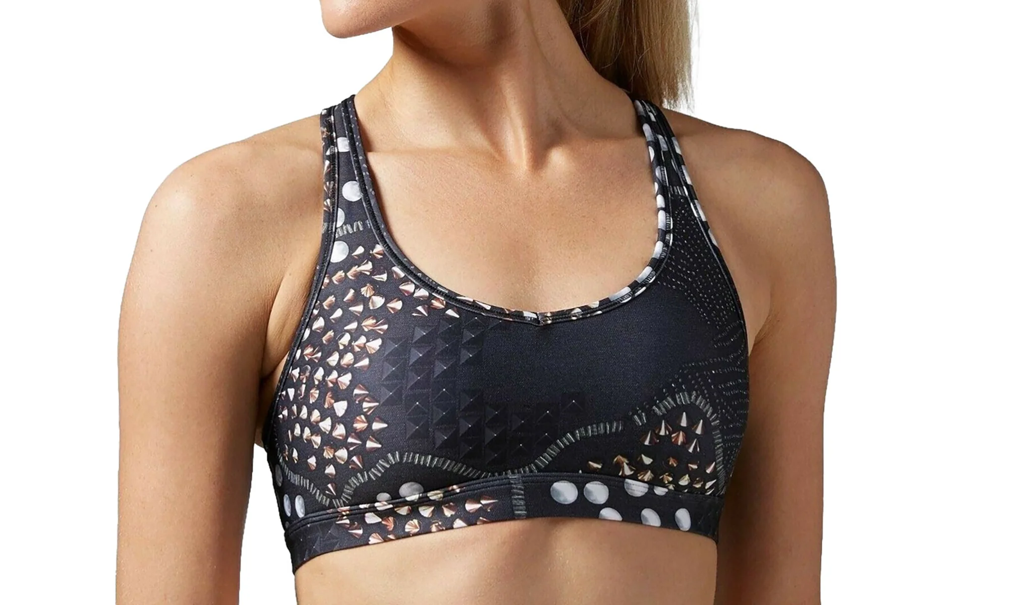 Sf Racer Bra Stud Print Wmns "black" Aa1589 - S