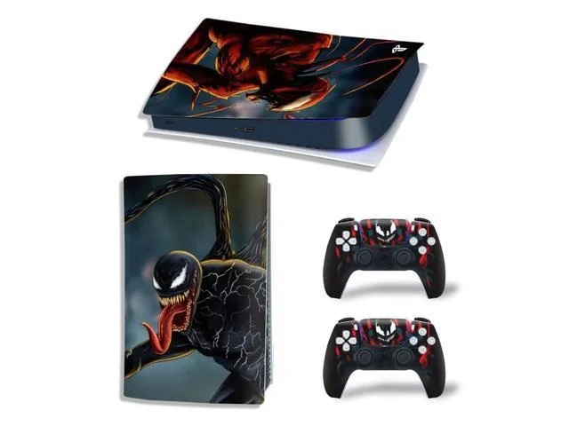 Venom Vinyl Skin Sticker For Ps5digital Ps5 Game Console Game Handle Full Protective Film(tn-ps5digital-10259)