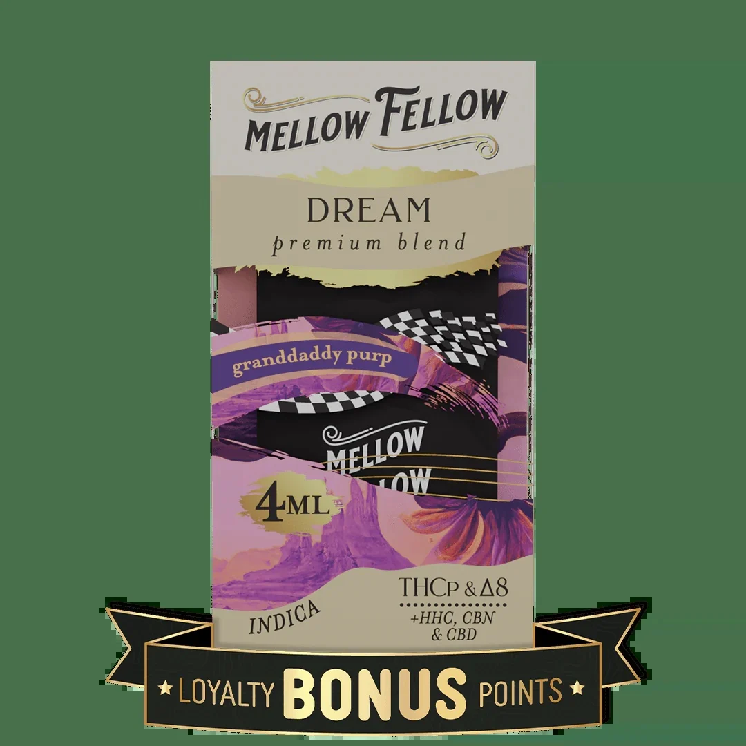 Dream Blend 4ml Disposable Vape - Granddaddy Purp (indica)