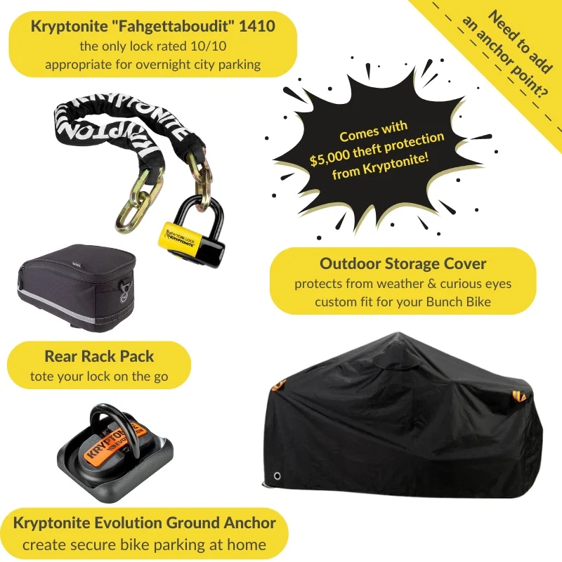 Outdoor Parking Package With Theft Protection - Preschool/outdoor Parking Package + Ground Anchor