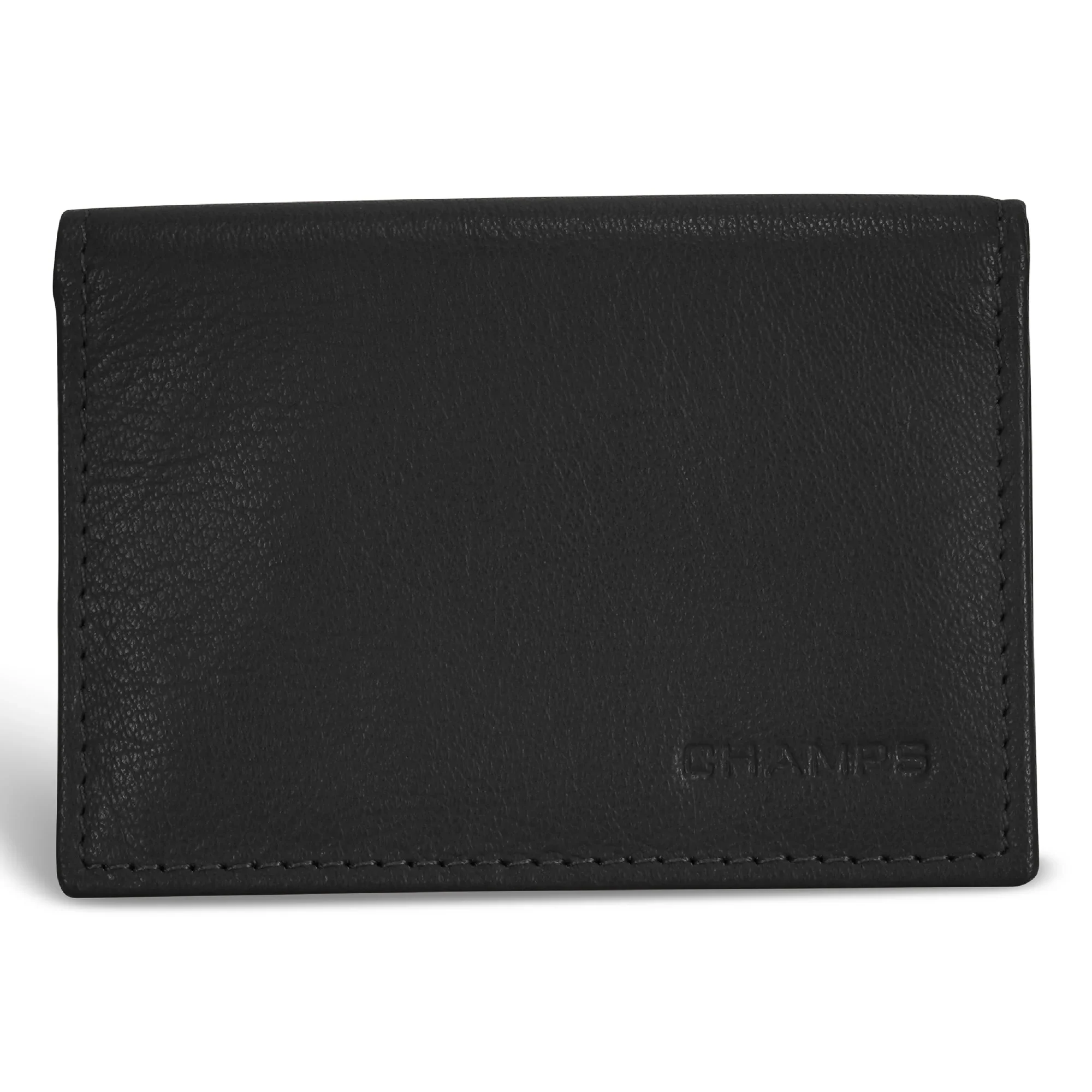 Onyx / Leather Card Case - Black