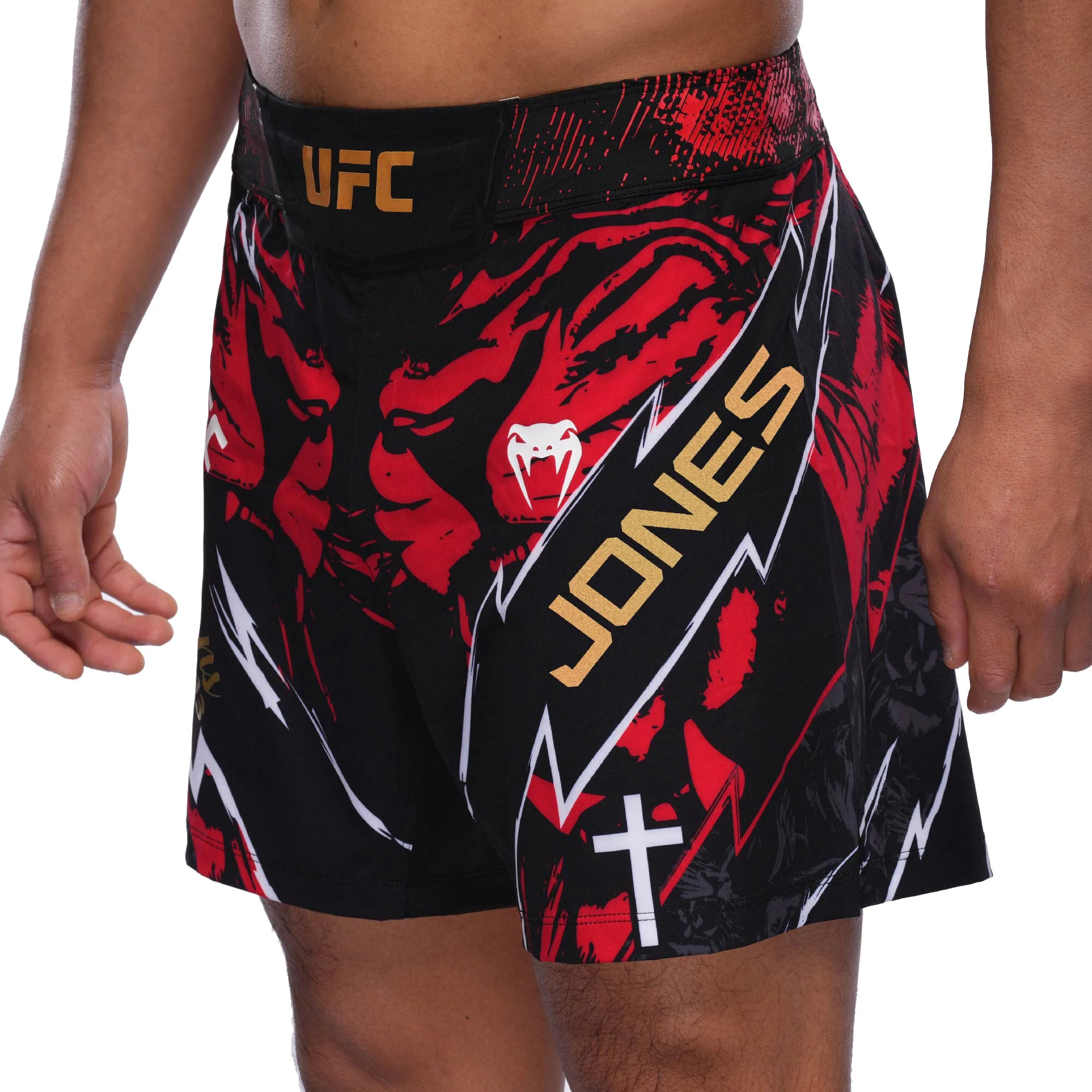 Men's Ufc Unrivaled By Venum Black Jon Jones Short Fit Fight Short