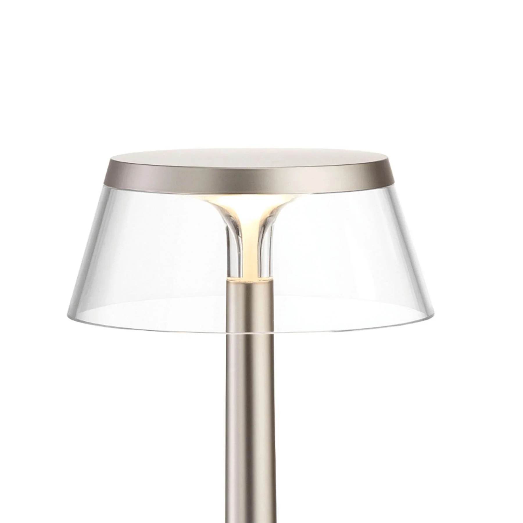 Flos Bon Jour Unplugged Portable Rechargeable Lamp Shades - Transparent