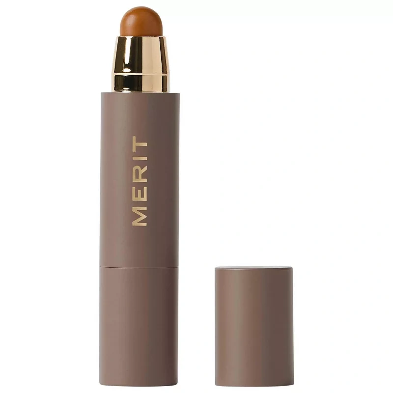 Merit The Minimalist Perfecting Complexion Foundation And Concealer Stick, Size: .23oz, Sienna