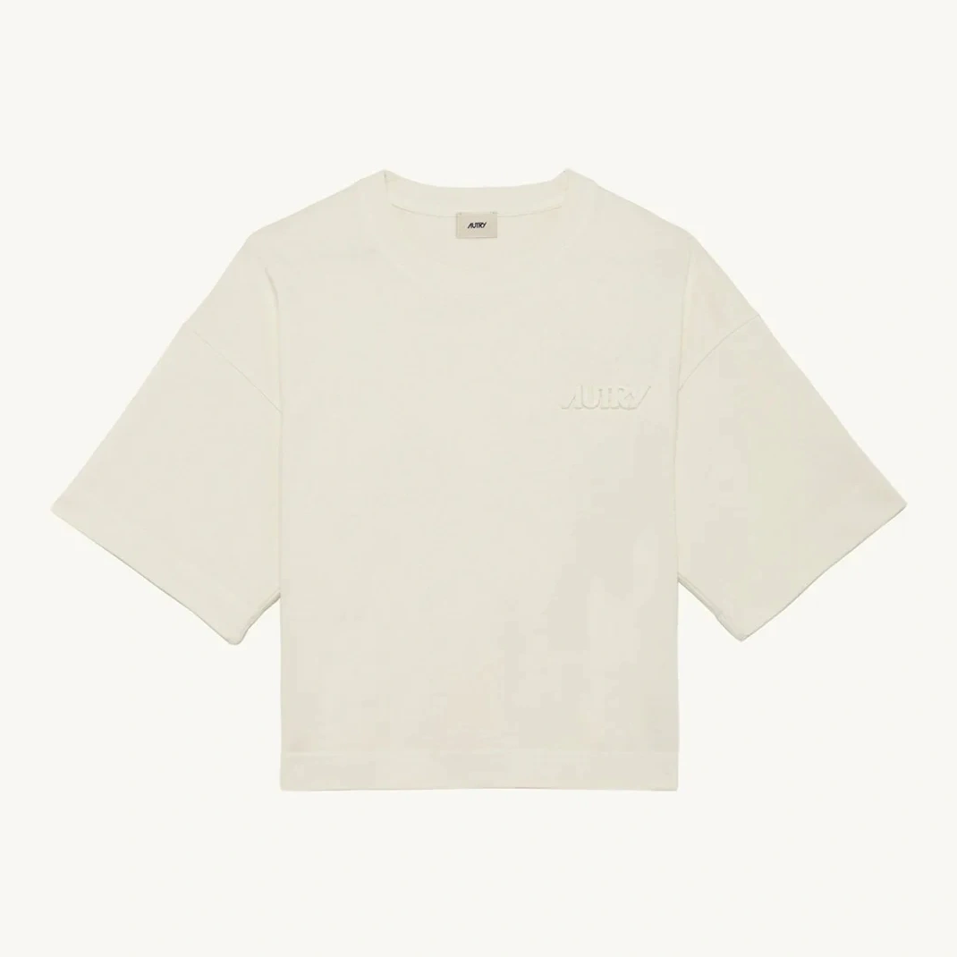 Tonal Logo Boxy Tee Woman