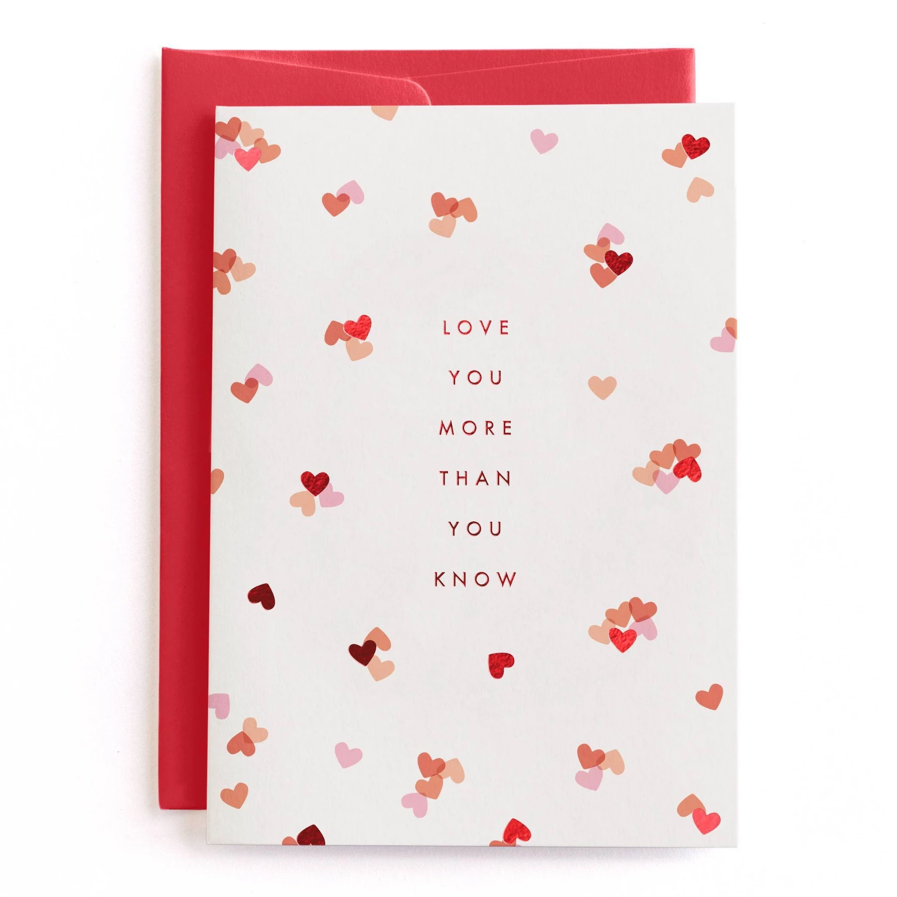 Minted Valentines Day Greeting Card More Than You Know