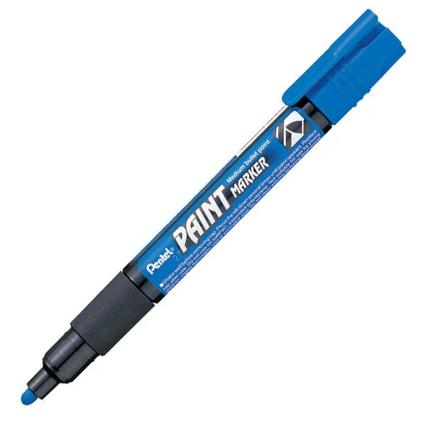 Pentel Paint Marker Medium Bullet Point Mmp20 - Blue/pack Of 12