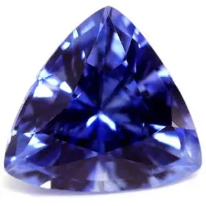 Gia Certified 1.39 Cts. Vivid Blue Sapphire Trillion, Aaaa Quality