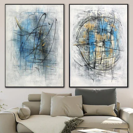 Winter Ways - 2p 80"x120" | 2p 203x305 Cm/stretched