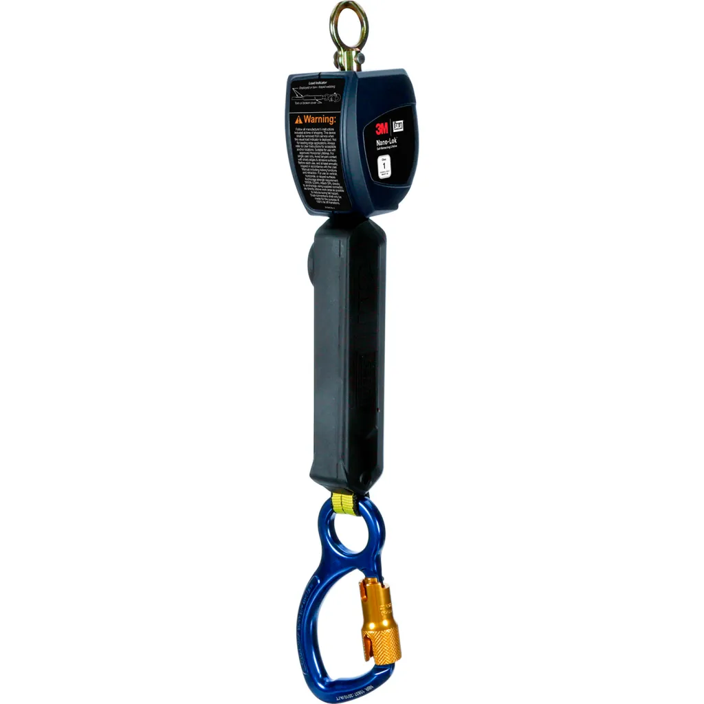 3m Dbi-sala Nano-lok Personal Self Retracting Lifeline W Aluminum Carabiner 1 8 Lb 6 Ft