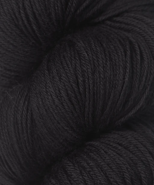Cascade Heritage Sock Yarn - 5672 Real Black