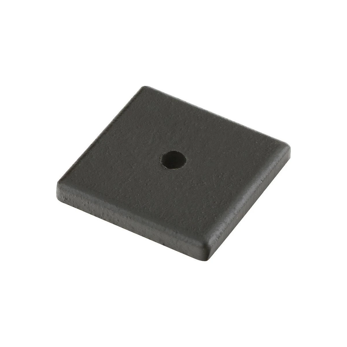 Sandcast Square 1.25 Inch Cabinet Knob Backplate